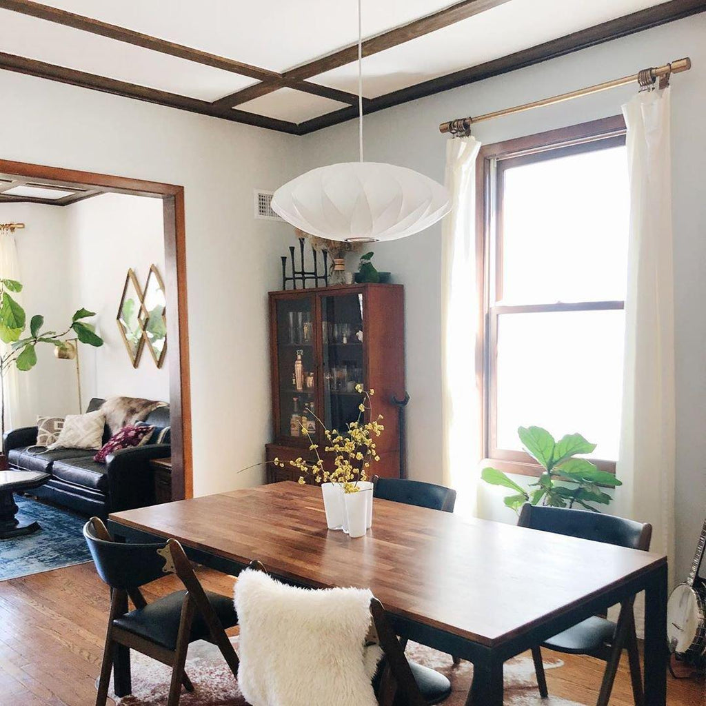Crisscross Bubble Pendant Light