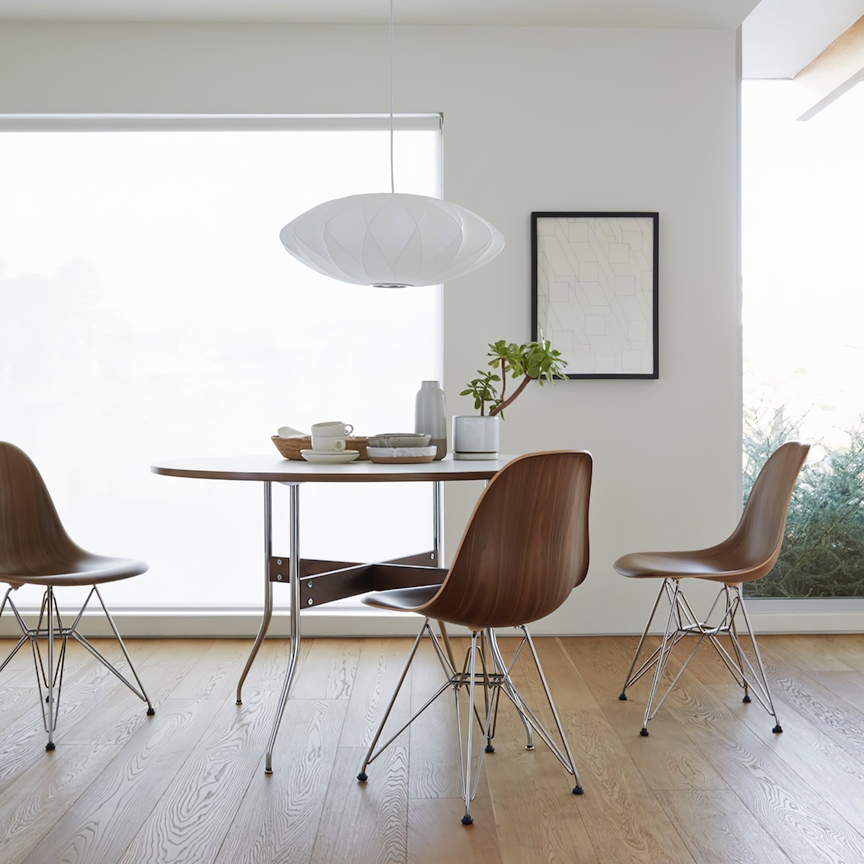 Crisscross Bubble Pendant Light