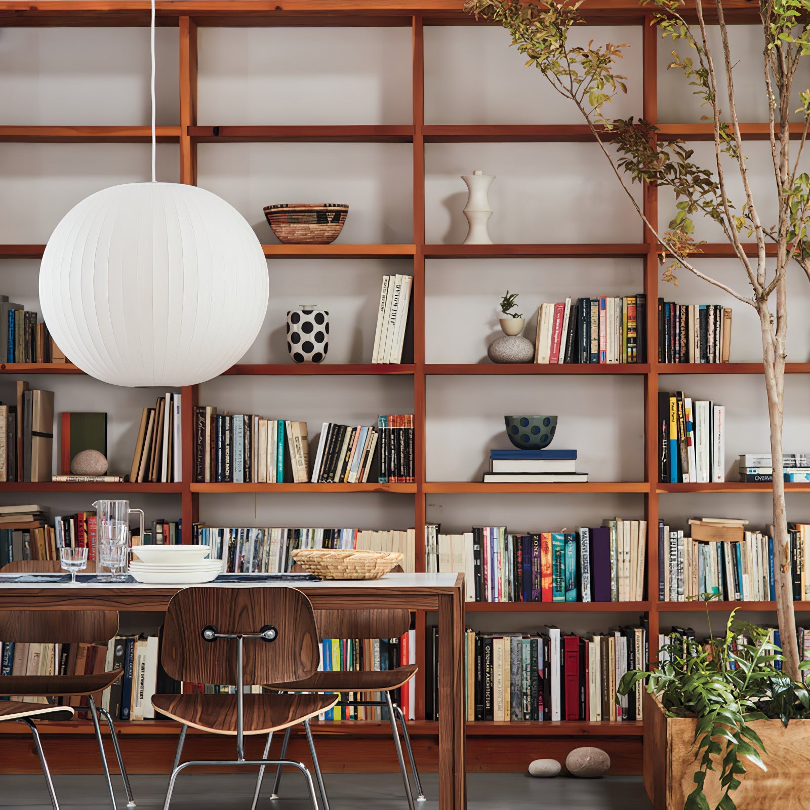 Crisscross Bubble Pendant Light