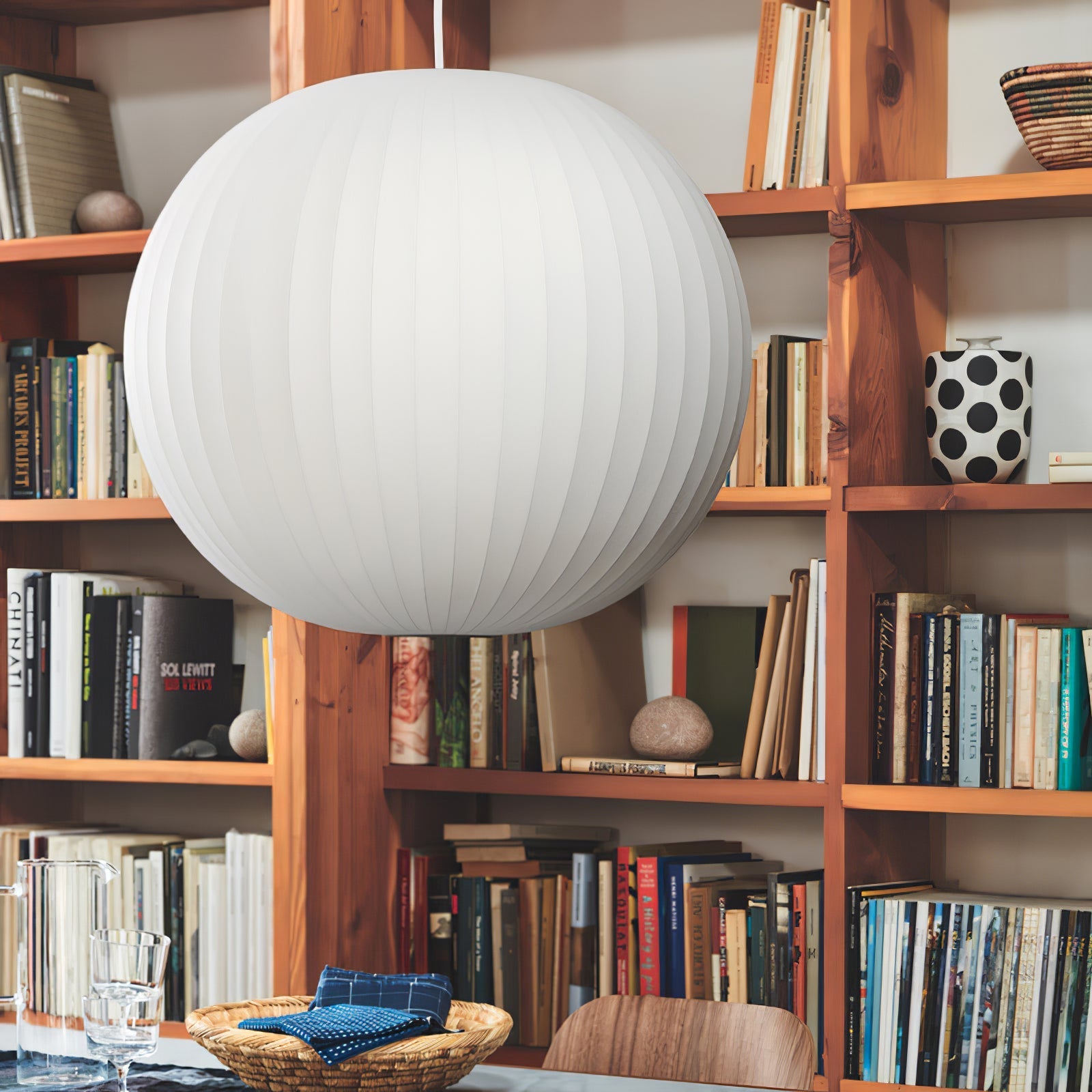 Crisscross Bubble Pendant Light