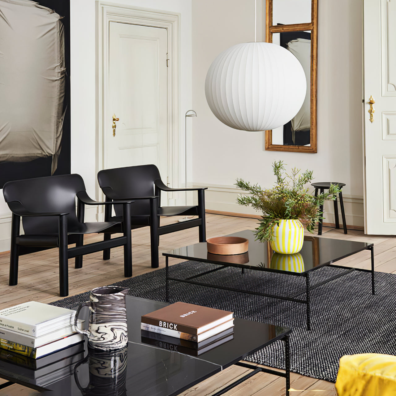 Crisscross Bubble Pendant Light
