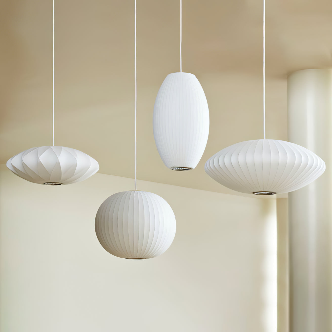 Crisscross Bubble Pendant Light
