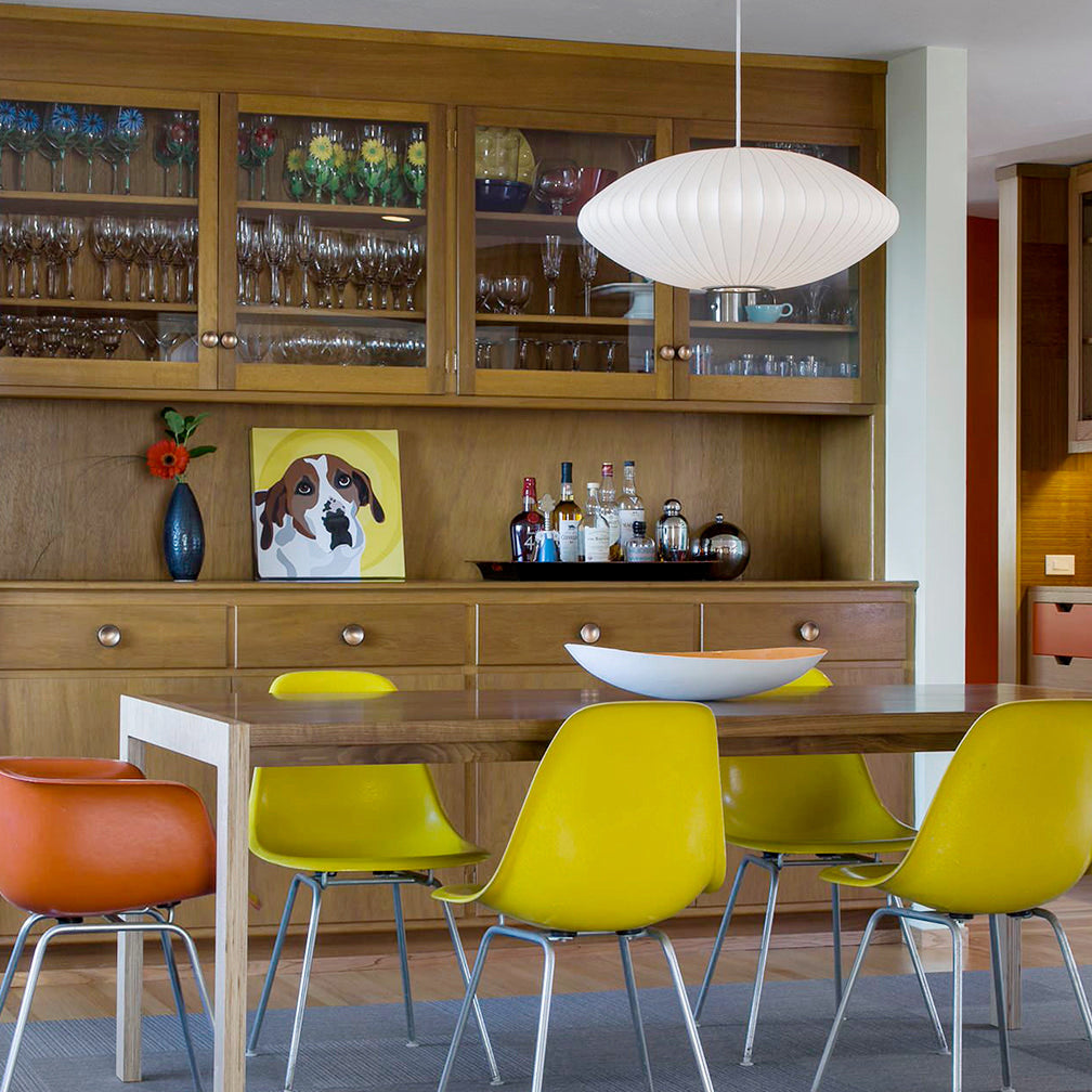 Crisscross Bubble Pendant Light