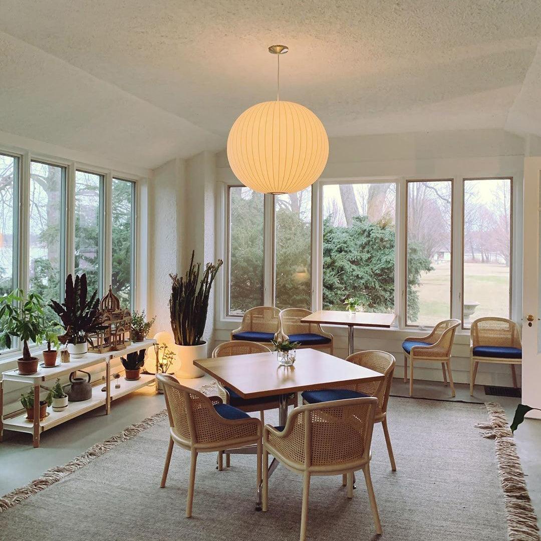 Crisscross Bubble Pendant Light