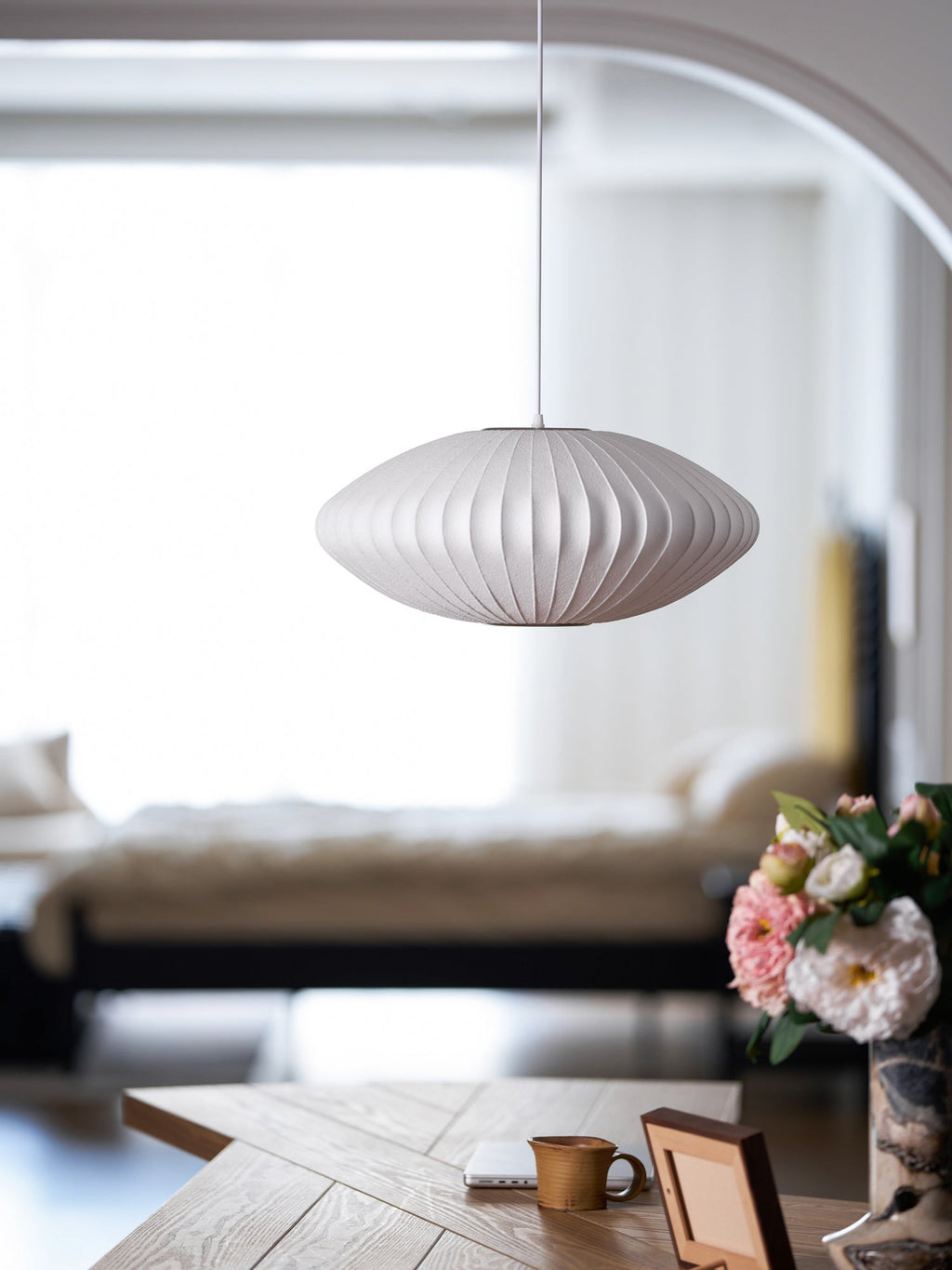 Crisscross Bubble Pendant Light