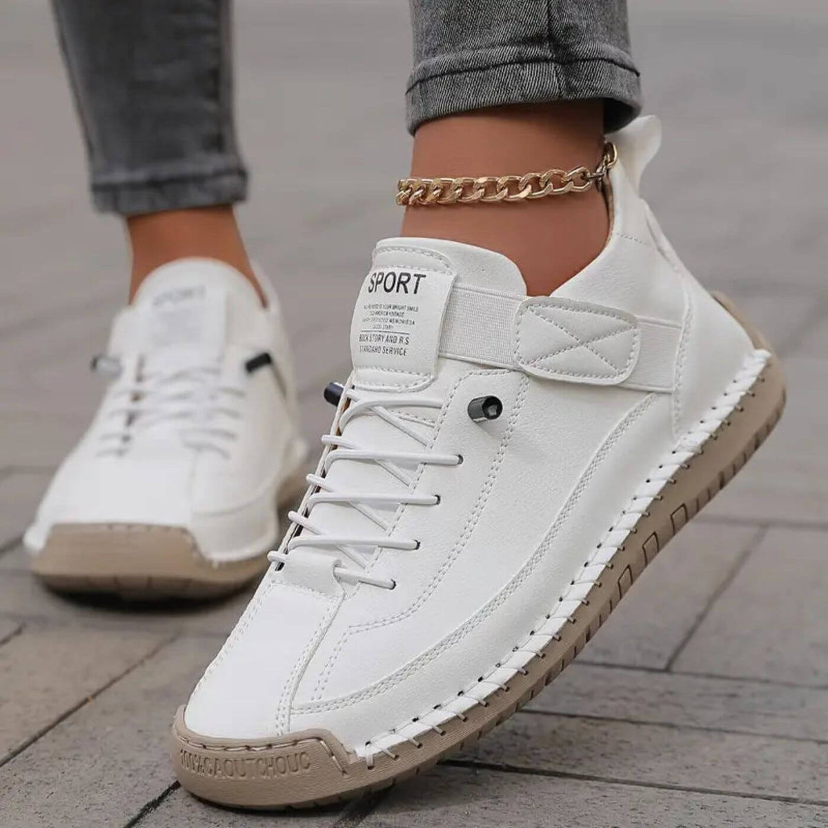 Nova | Women Walking Sneakers With Wide Toe Box And Cushioned Sole For Long Days On Your Feet