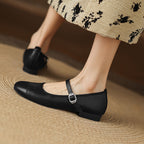 Sela Genuine Leather Flats