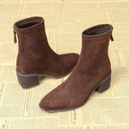 Vynce | Women Side Zip Heeled Boots