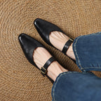 Maira Genuine Leather Heels