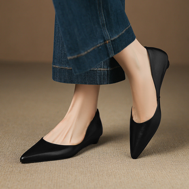 Irella Genuine Leather Flats