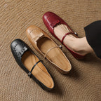 Leva Genuine Leather Flats