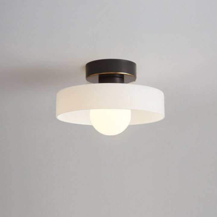 Bauhaus Round Copper Ceiling Light Modern Design