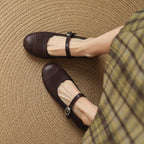 Sela Genuine Leather Flats