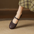 Sela Genuine Leather Flats