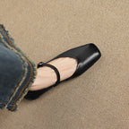 Ayra Genuine Leather Flats