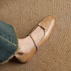 Leva Genuine Leather Flats