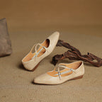 Eclan Genuine Leather Flats