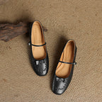 Leva Genuine Leather Flats