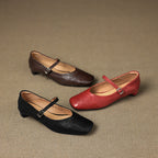 Ayra Genuine Leather Flats