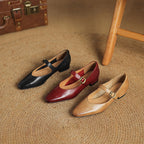 Maira Genuine Leather Heels