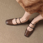 Orik Genuine Leather Flats