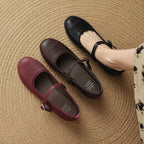 Sela Genuine Leather Flats