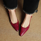 Tessia Genuine Leather Heels