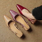 Tessia Genuine Leather Heels