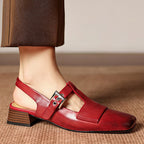 Varetta Genuine Leather Heels