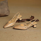Tessia Genuine Leather Heels