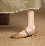 Maira Genuine Leather Heels