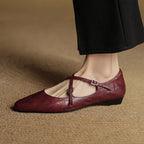 Eclan Genuine Leather Flats