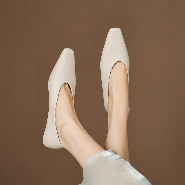 Emor Genuine Leather Flats