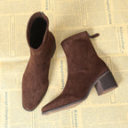 Vynce | Women Side Zip Heeled Boots