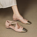 Elene Genuine Leather Mary-Jane Flats
