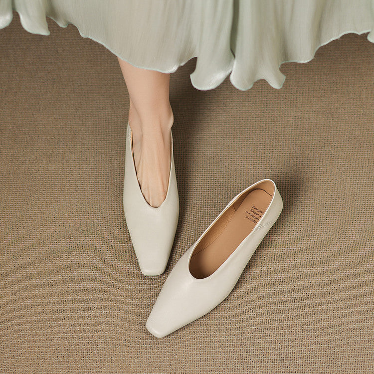 Emor Genuine Leather Flats