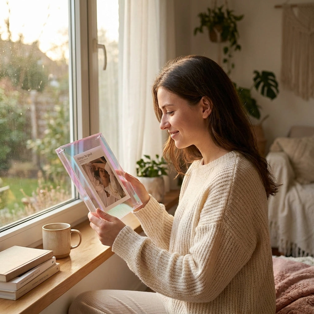 Frameless Transparent Photo Frame