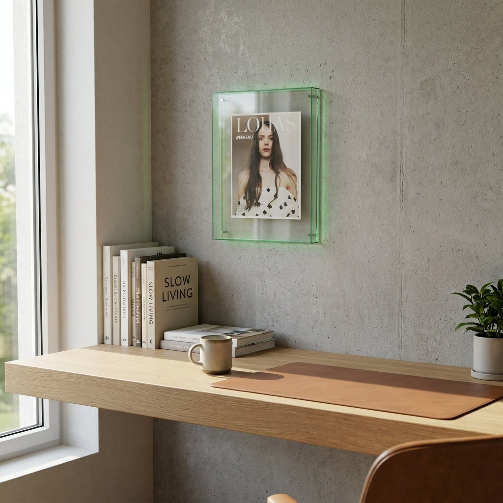Frameless Transparent Photo Frame