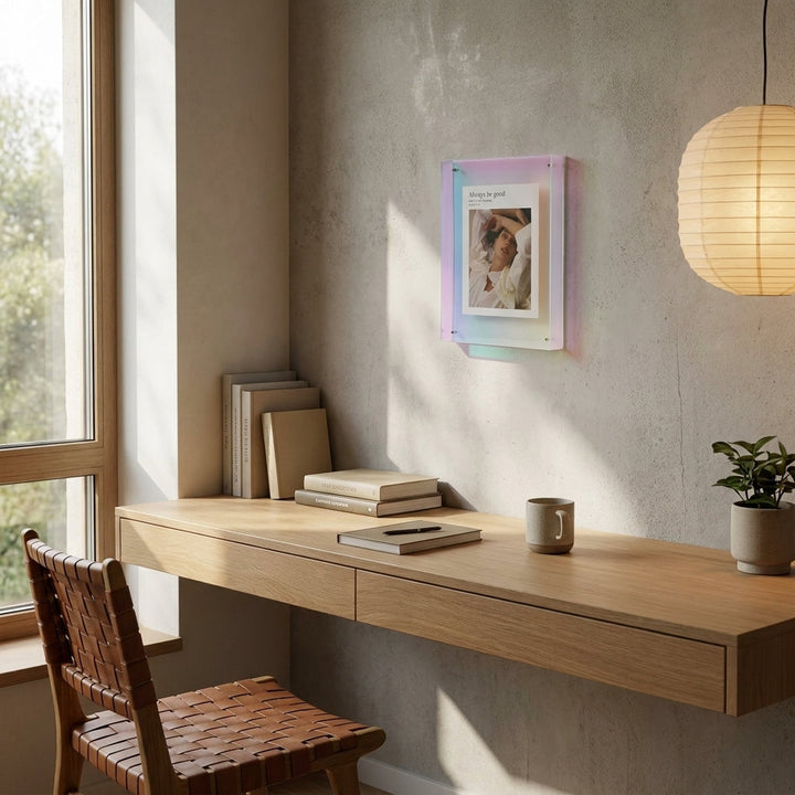 Frameless Transparent Photo Frame