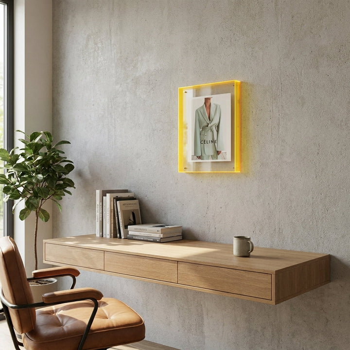 Frameless Transparent Photo Frame