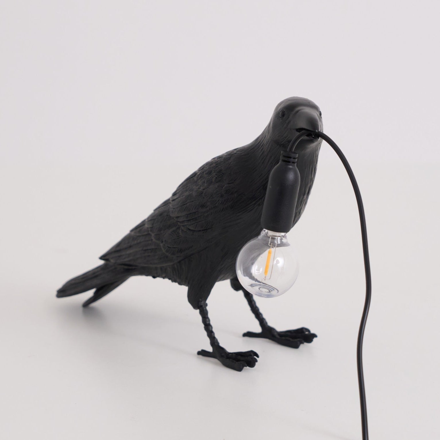 Raven Resin Table Lamp