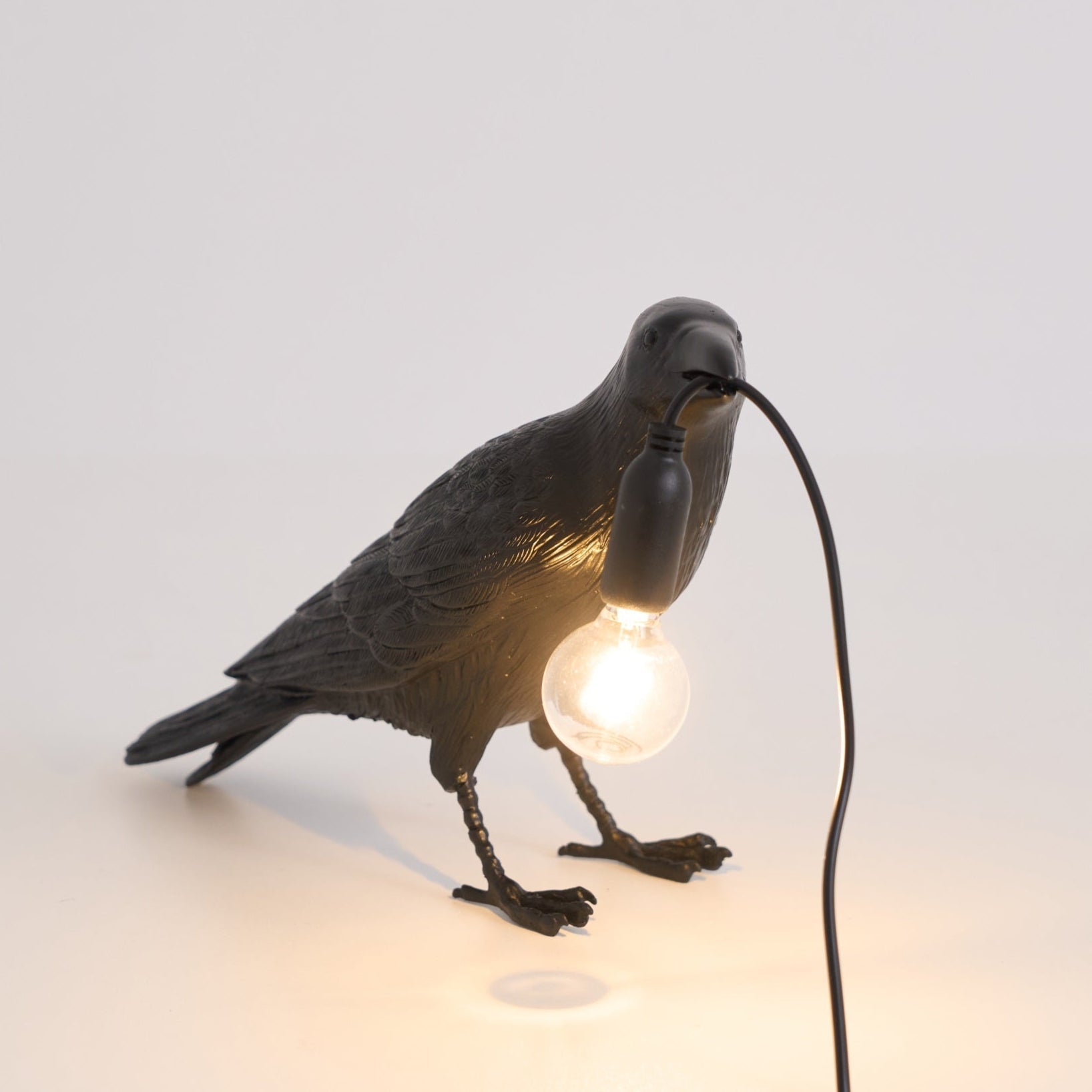 Raven Resin Table Lamp
