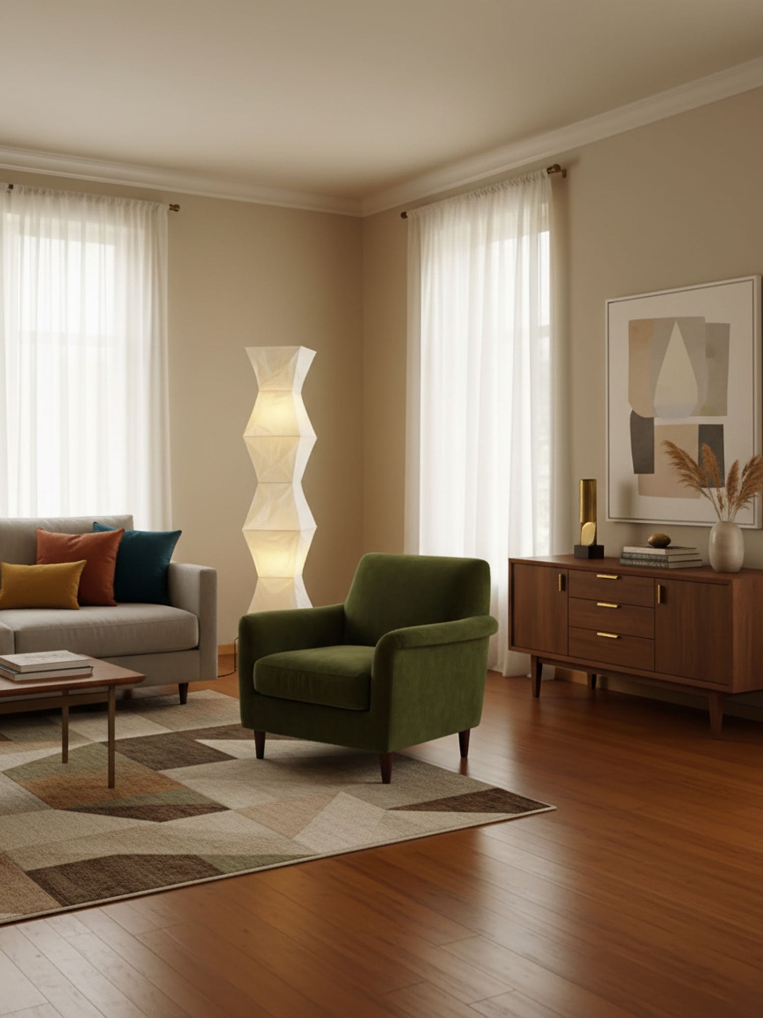 Rice Paper Floor Lamp