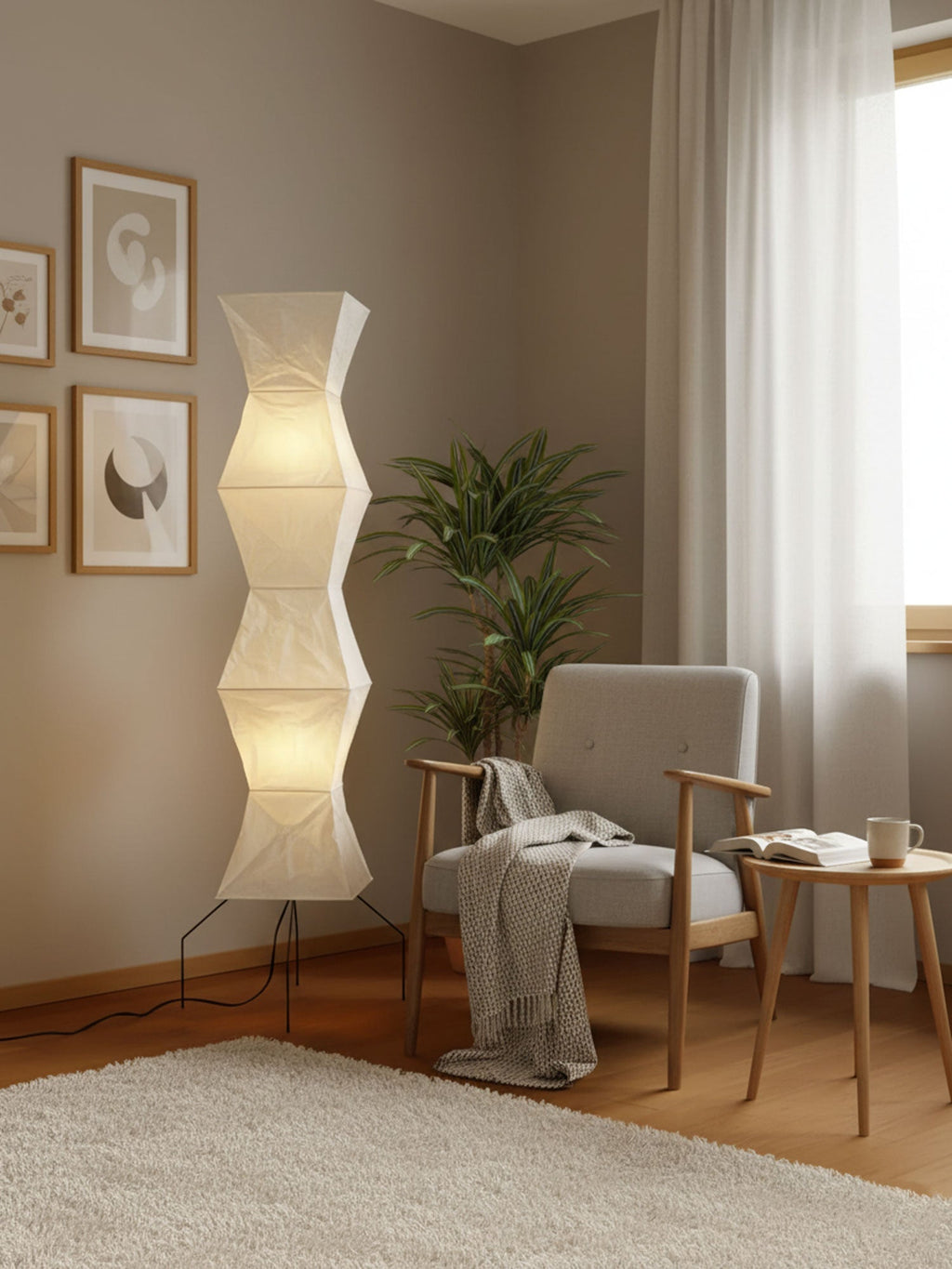 Rice Paper Floor Lamp
