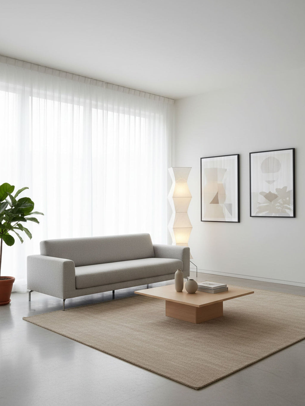 Rice Paper Floor Lamp