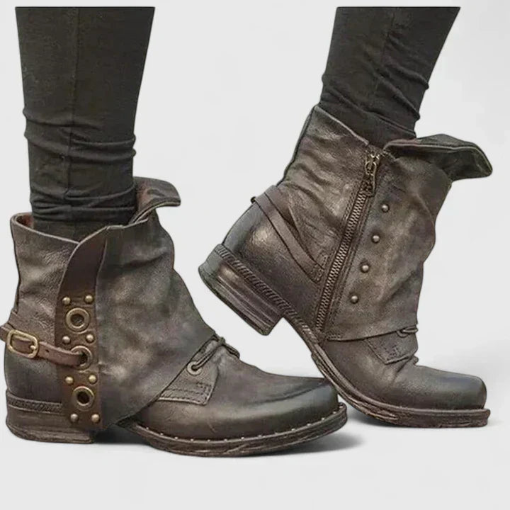 Mayzheen | Women Boots With Arch Support And Slip Resistant Outsole For Autumn Days Or Office Wear
