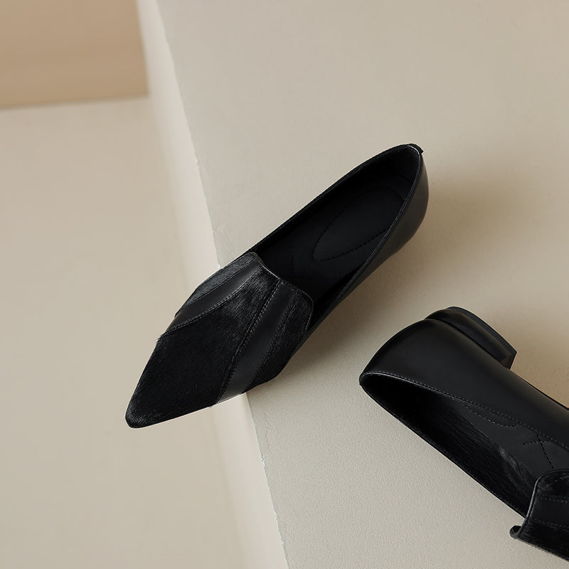 Klara Genuine Leather Flats