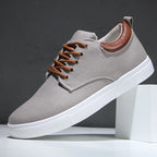 Men's Canvas & Leather Orthopedic Sneakers | Savoni