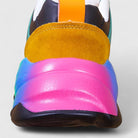 Chrystane | Women Lace Up Running Shoes With Cushioned Insole And Vibrant Pattern For Sport Tennis Or Casual Days