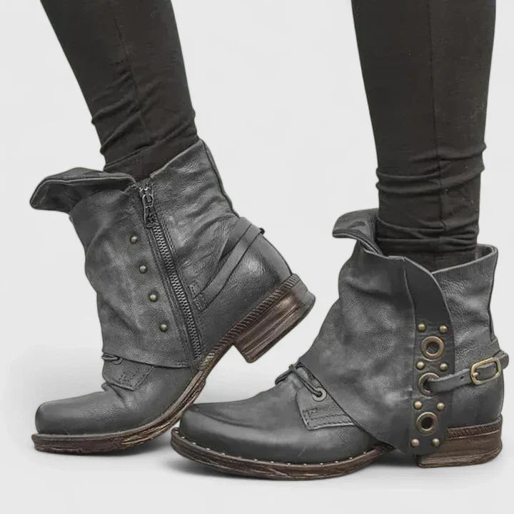 Mayzheen | Women Boots With Arch Support And Slip Resistant Outsole For Autumn Days Or Office Wear
